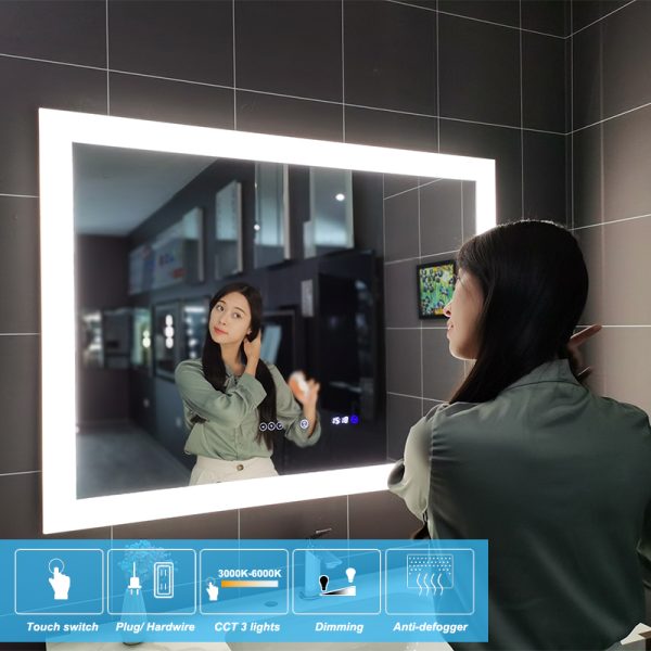 LED bathroom mirror
