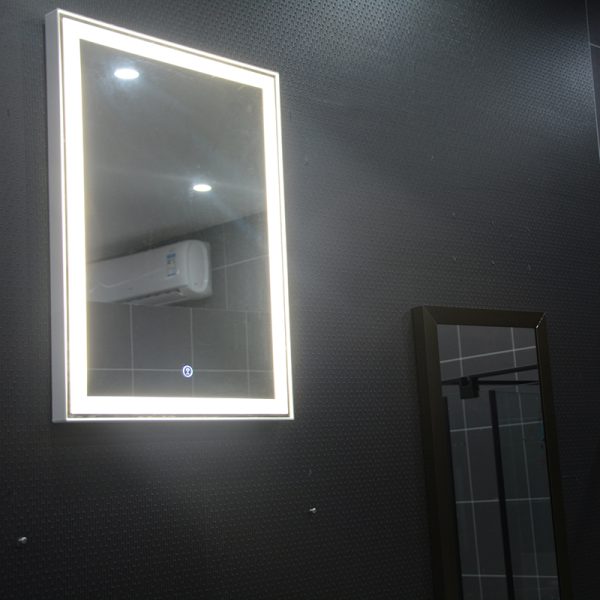 PVC rectangle led mirror