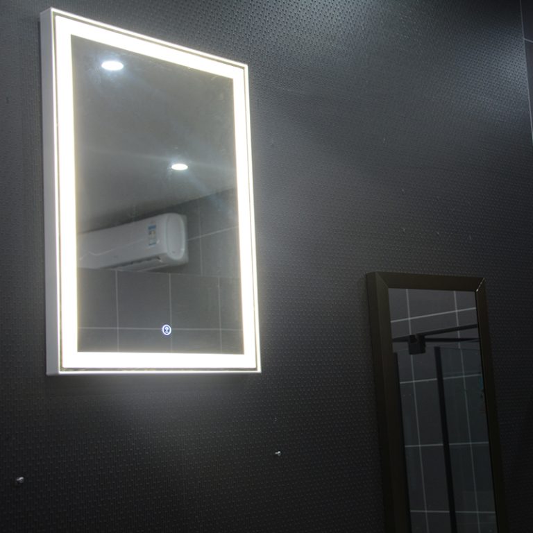 PVC rectangle led mirror