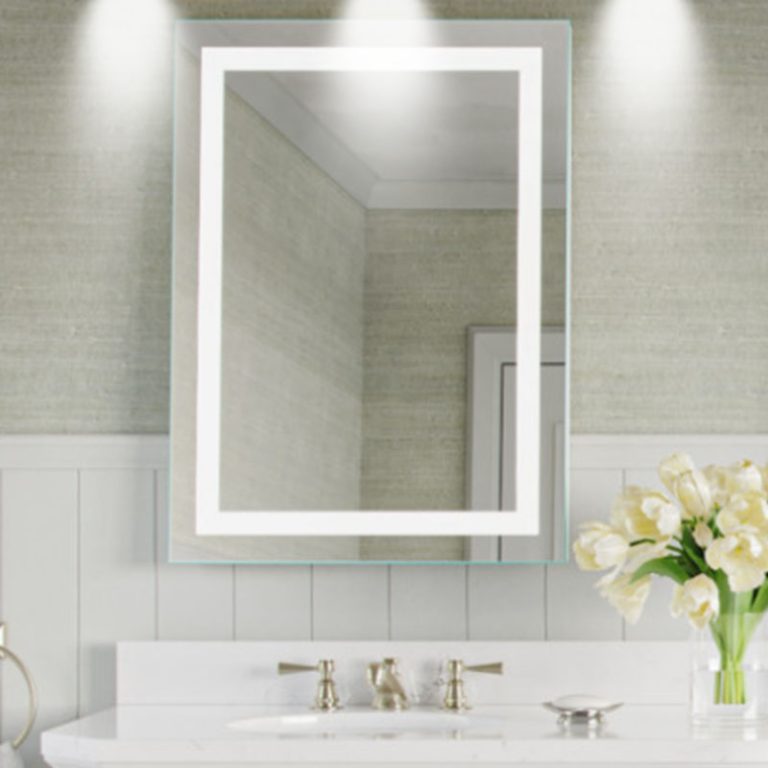 bathroom led mirror