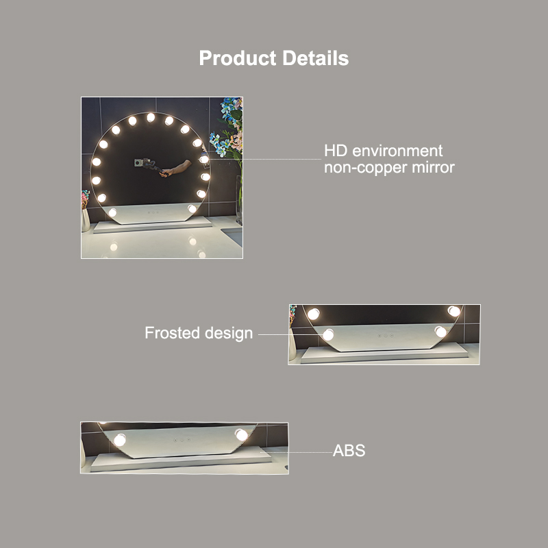 desktop rectangler makeup mirror