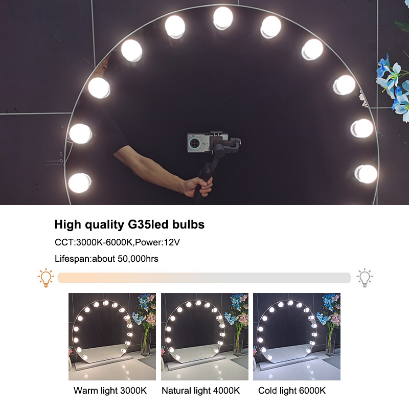 desktop rectangler makeup mirror