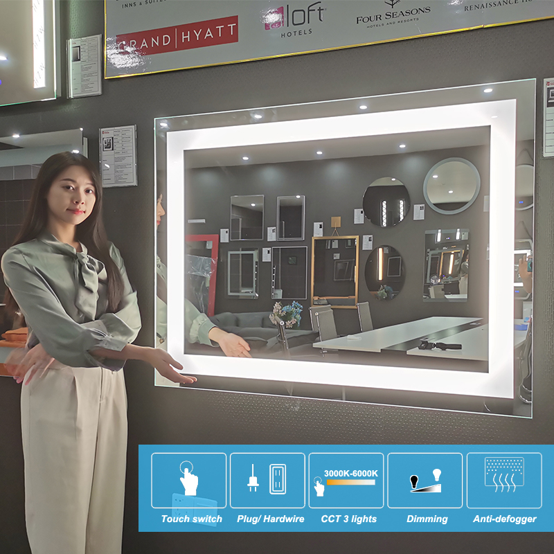 wall-mounted led mirror 2