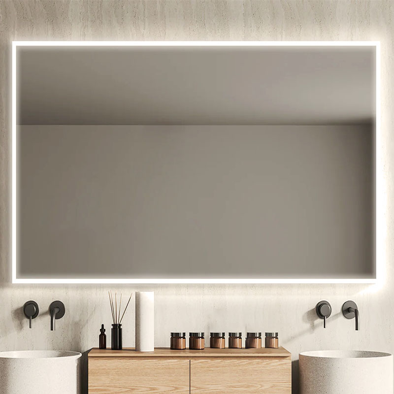 touch LED light mirror