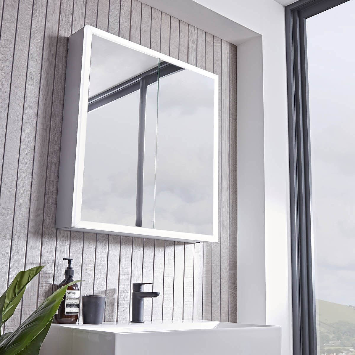 Lighted Mirror Cabinet
